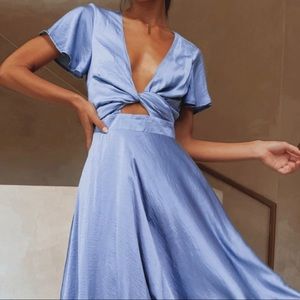 Billy J Sunny Daze Dress Steel Blue